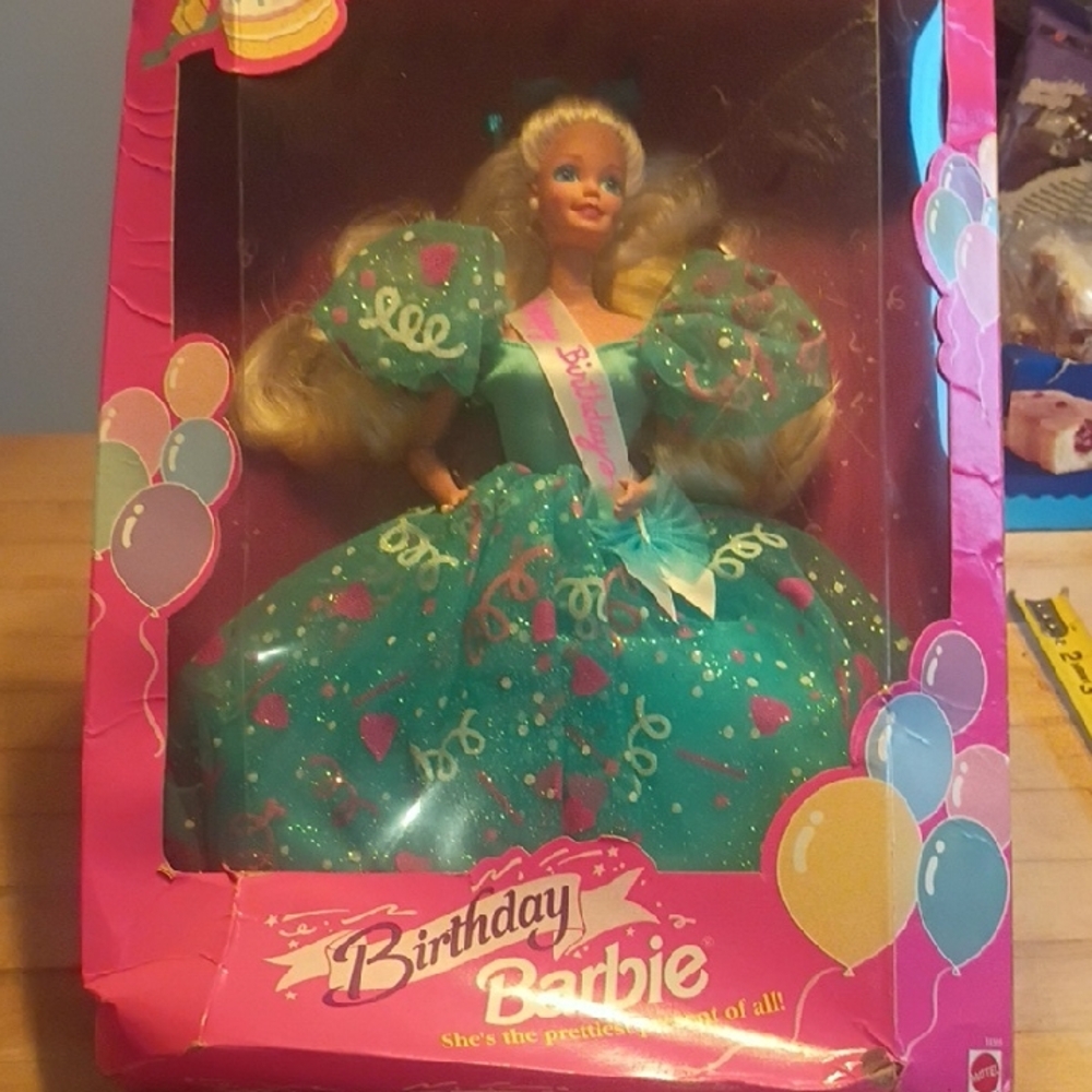 Barbie Birthday Doll in Sparkling Teal and Pink